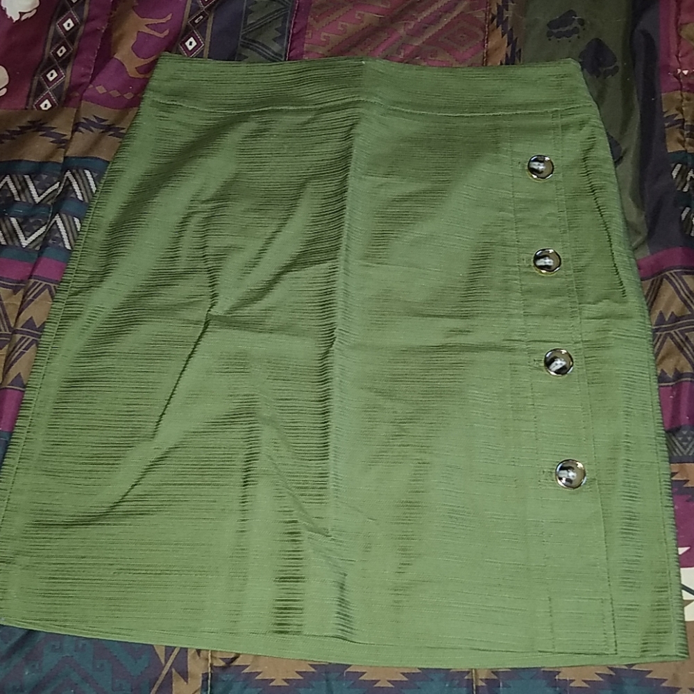 Green skirt